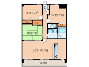 ファヴォ－ル白壁の物件間取画像